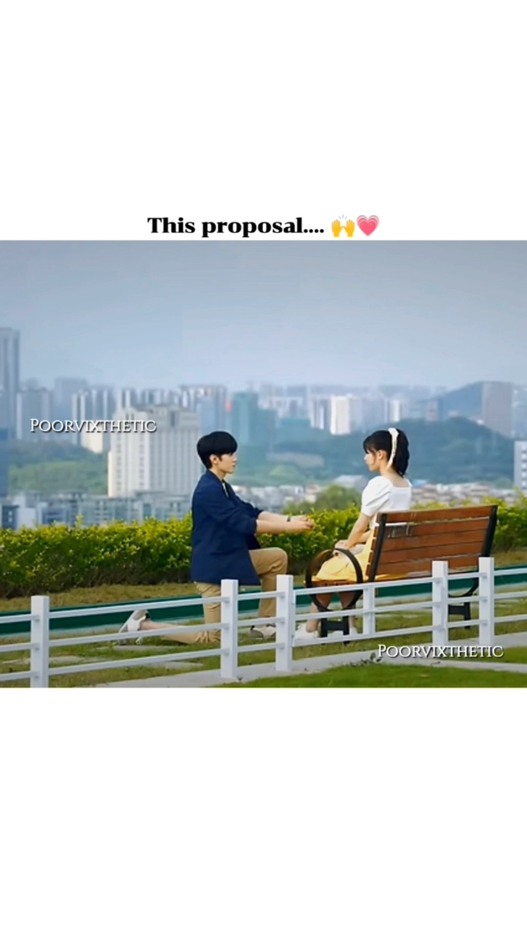 Our secret ? which is your favourite proposal ? @poorvixthetic339 #chenzheyuan #zhaolusi