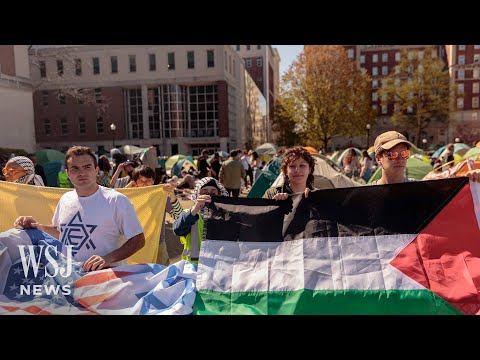 Inside the Columbia Encampment as Pro-Palestinian Protests Rock Campus | WSJ News