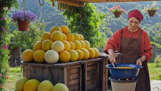 Download Lagu Grandma's Melon Meringue Recipe! Fluffy Village Dessert and Coffee in Melon! MP3 Download Lagu Grandma's Melon Meringue Recipe! Fluffy Village Dessert and Coffee in Melon! MP3