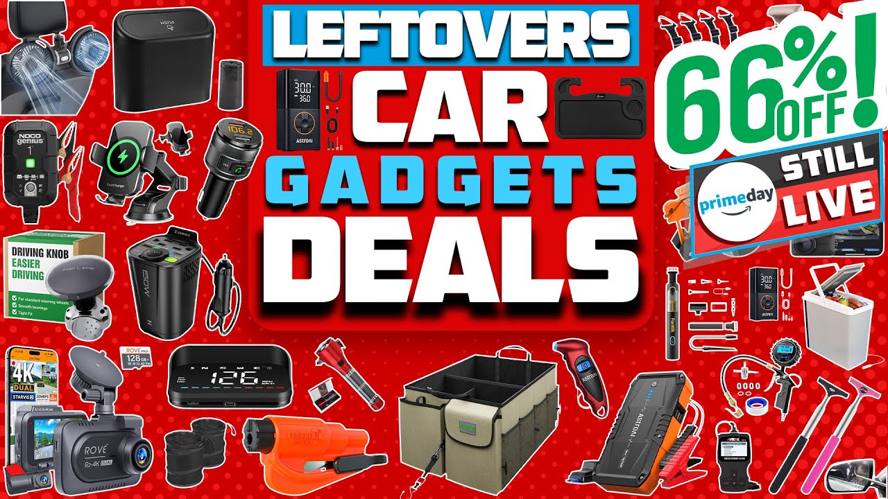 Leftover Deals! 50 Must-Have Car Gadgets Still Up to 66% OFF – Amazon ...
