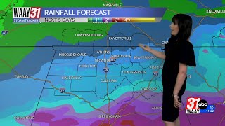 Our next weather maker will move in by the end of the weekend