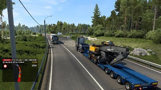 Reckless Delivery 260 | 26t Excavator | Volvo FH16 | Euro Truck Simulator 2 Gameplay | High Speed