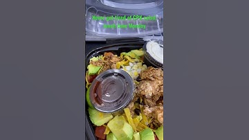 Almost my lunch routine for Monday, CPK salad