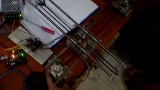 DIY CNC T bot - draw line and arc