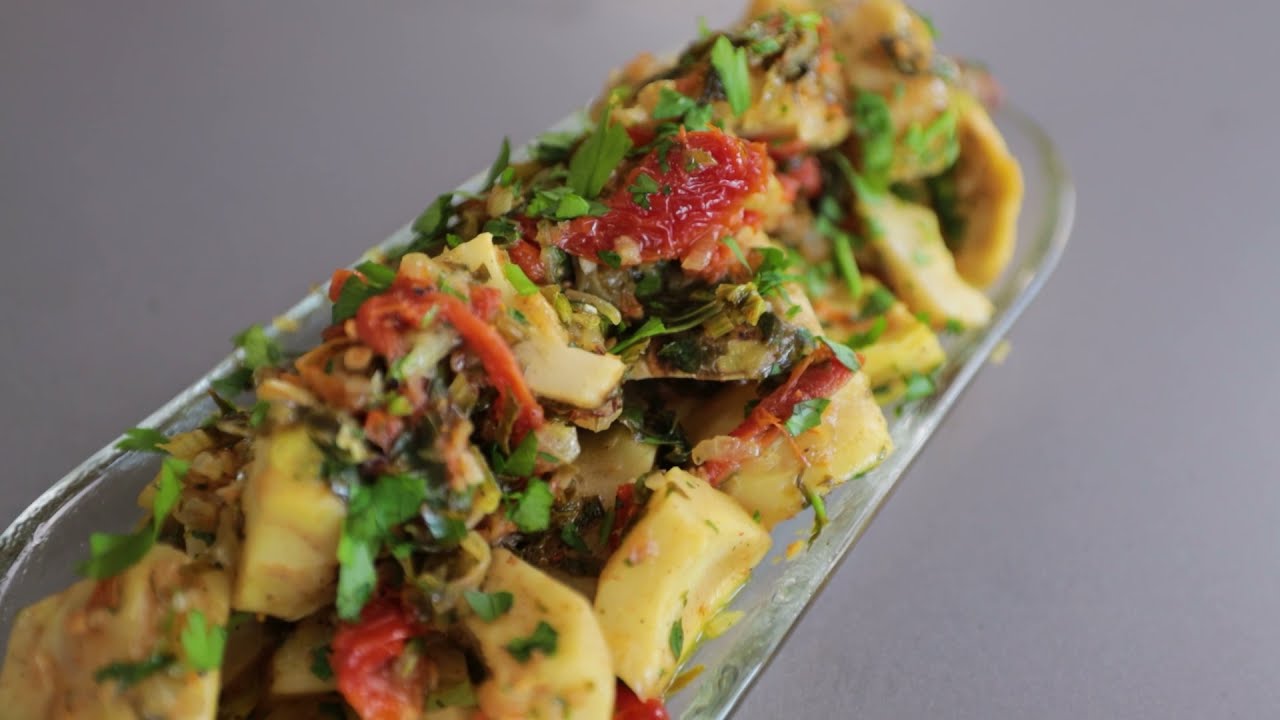 תבשיל לבבות ארטישוק בנוסח דרוזי [טבעוני | קל להכנה | 20 דק']