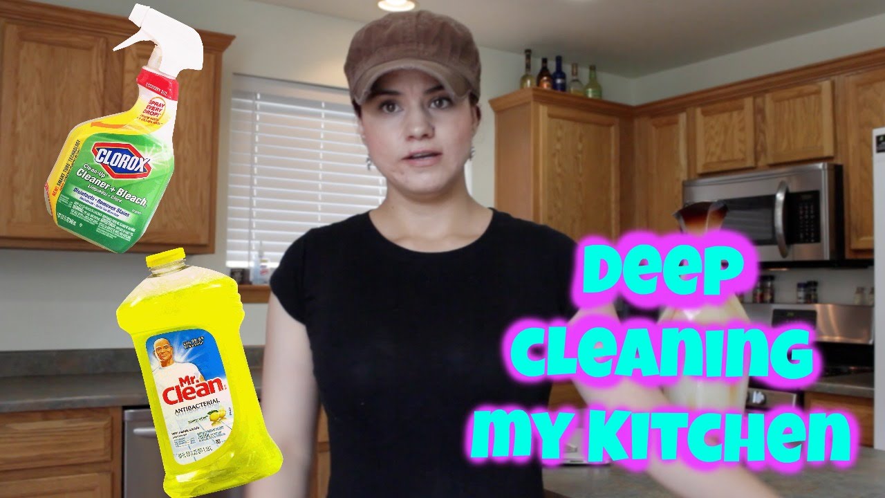 Deep cleaning kitchen Routine- Mamiposa26 - YouTube