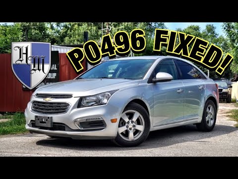 P0496 FIXED! 2011-2015 CHEVROLET CRUZE - EVAP FLOW DURING A NON-PURGE CONDITION