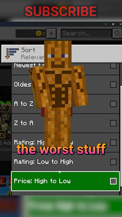 the marketplace is GARBAGE!  #minecraft