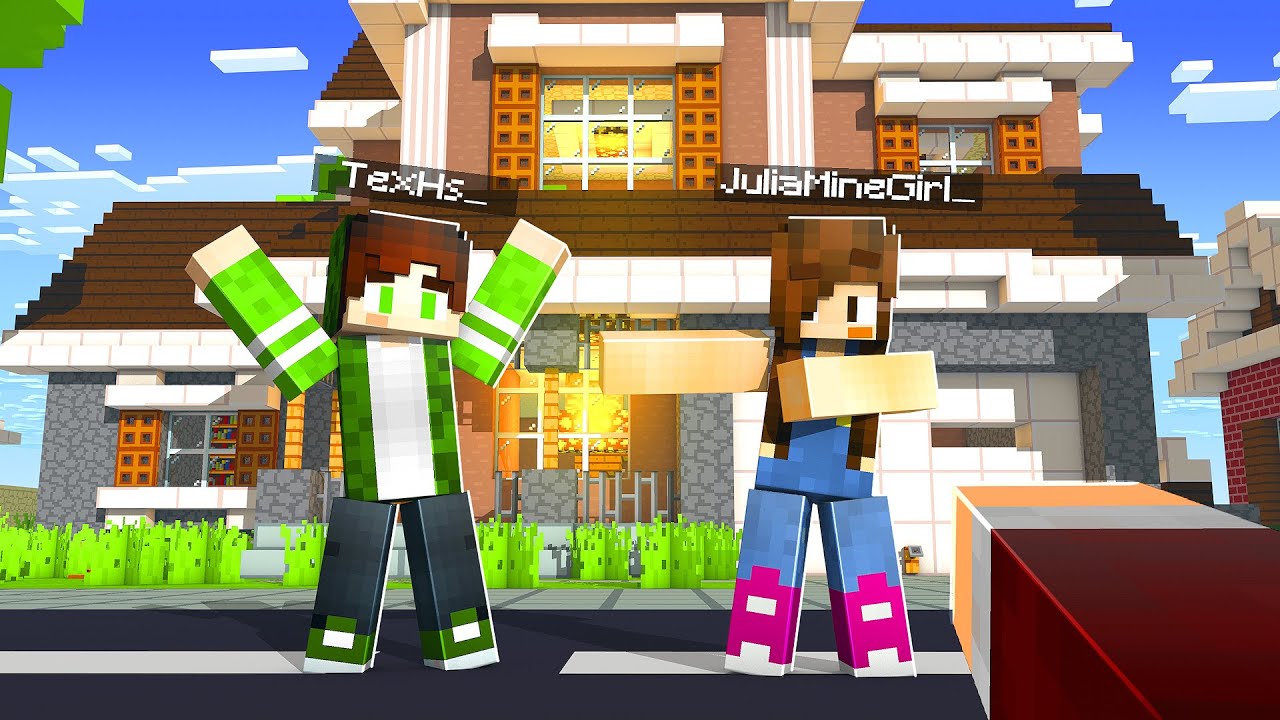 A JULIA MINEGIRL REVELOU O ROSTO NO MINECRAFT !? 