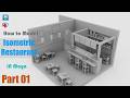 How to Model an isometric Restaurant Room in Autodesk Maya | Part 1 of 2 | Maya Modeling Tutorial.