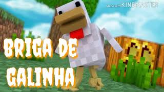 Animação De Minecraft Briga De Galinha