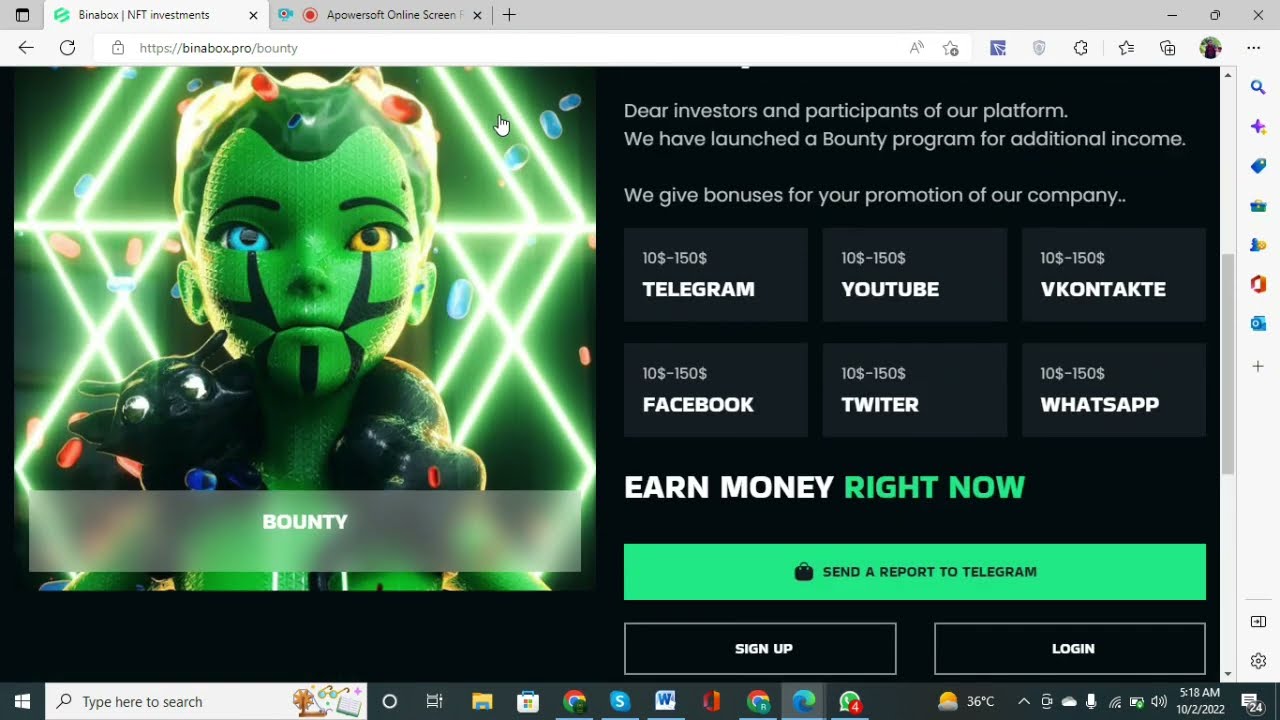 🎮🔥NFT Review Launched || Binabox.pro || New Amazing Project Play To Earn.