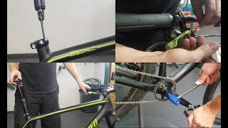 MTB Road Fahrrad Dropper Post Hebel Sattelstütze Dropper Bike Justieren Sie
