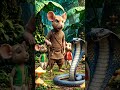 Brave mouse story  #MouseVsSnake #shorts #natureshorts #trending