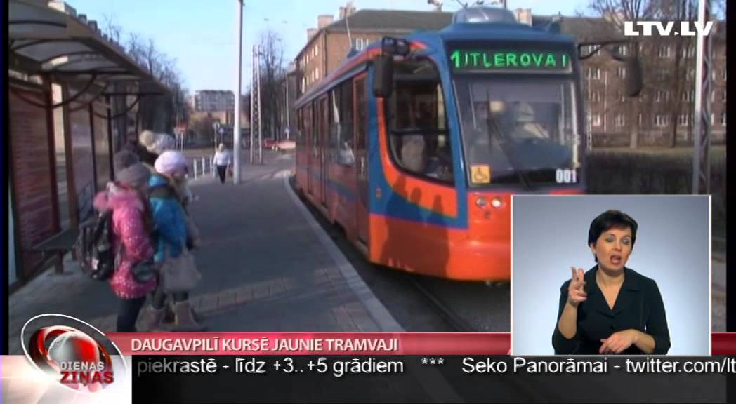 Daugavpilī kursē jaunie tramvaji