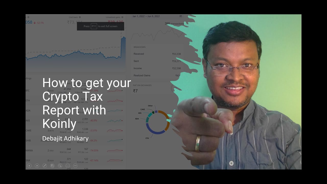 How to get your Crypto Tax Report | Koinly review - YouTube