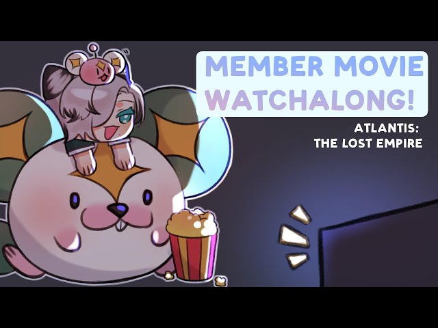 【MEMBERSHIP WATCHALONG】atlantis the lost empire LETS GOOO【NIJISANJI EN | Kunai Nakasato】のサムネイル