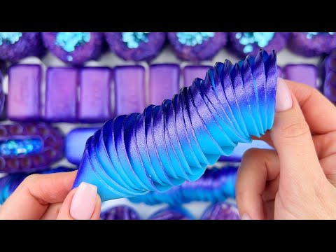 Compilation set★ASMR SOAP★Crushing soap★Cutting soap cubes★FOAM&GLITTER&STARCH★