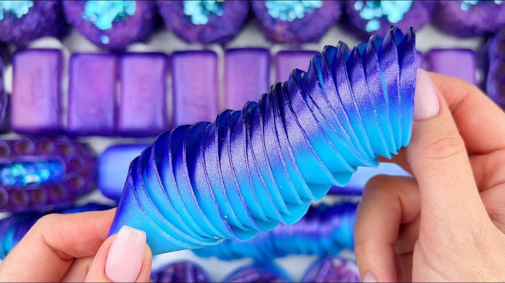 Compilation set★ASMR SOAP★Crushing soap★Cutting soap cubes★FOAM&GLITTER&STARCH★