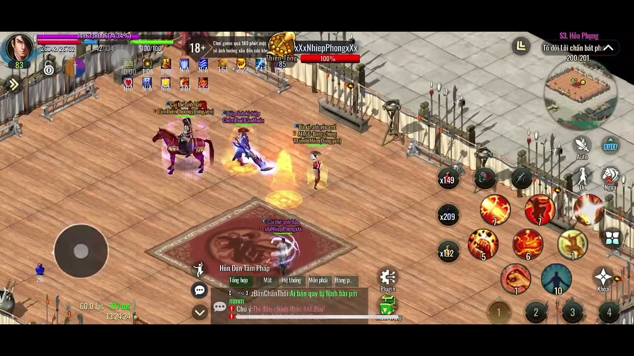 Đánh bại các đệ tử Thiếu Lâm