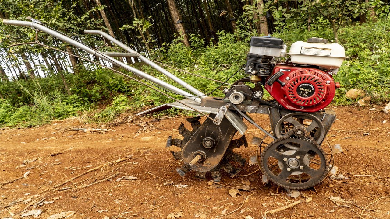 Chế tạo máy đào rãnh một bánh trợ lực. Nâng cấp @CreativeDIY