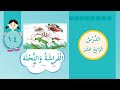 الفراشة والنحلة الدرس الرابع عشر الصف الاول الفصل الثاني قصص عربية دروس المرحلة الاساسية الاولى