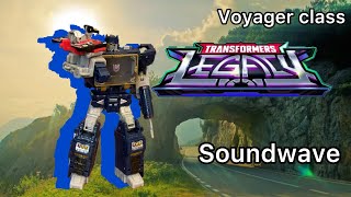 Обзор на фигурку Soundwave из линейки Legacy Voyager class