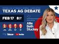 Texas Attorney General Debate | Moderated By Allie Beth Stuckey 2/17/26