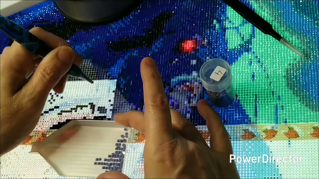 Moment dp la fille tatouée #diamondpainting #dp