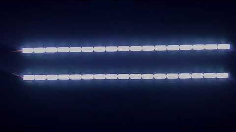 Crystal Flexible White/Amber Switchback DRL with Dynamic turn signal