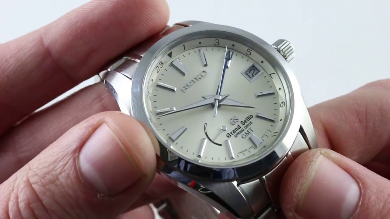 Grand Seiko Spring Drive GMT SBGE005 Luxury Watch Review - YouTube