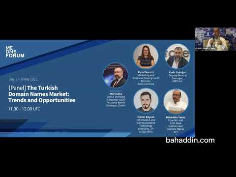 Türkiye Domain Piyasası: Trendler ve Fırsatlar - ME DNS FORUM- Bahaddin YAZICI