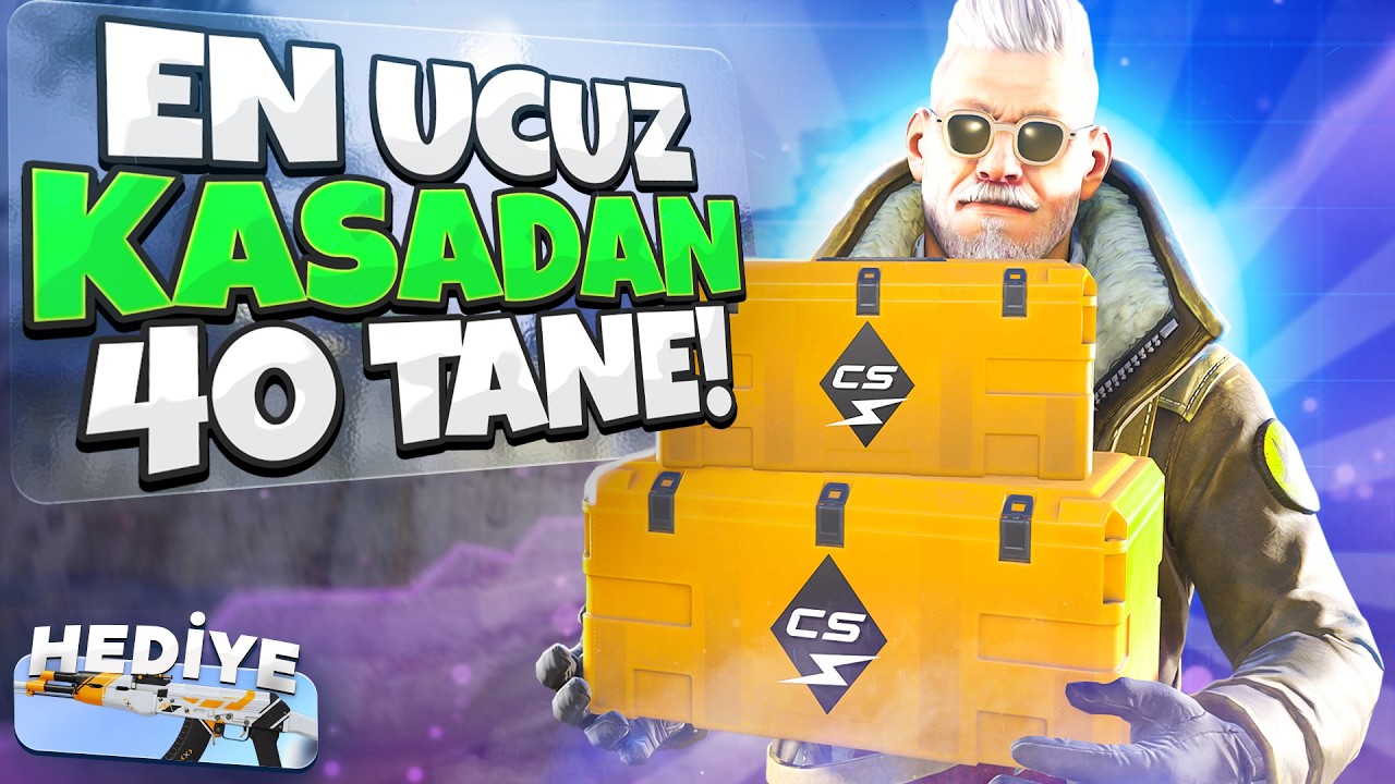 CS2 DEKİ EN UCUZ KASADAN 40 TANE AÇTIM - PEMBE TRADE UP (YENİ HEDİYE)