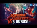 2 CHALLENGERS vs 5 OUROS! SCAVANGE E COURTESY!