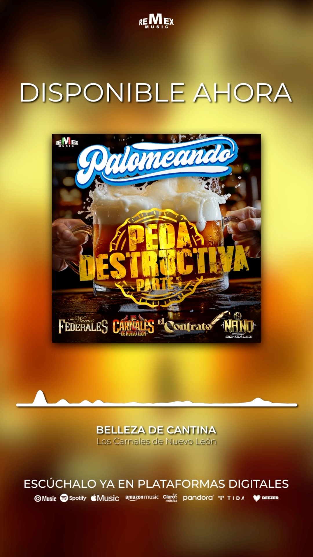 Escucha #Palomeando ? Peda Destructiva ? en todas las plataformas digitales ?