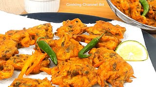 বিকেলের নাস্তায় সুস্বাদু মচমচে সবজি পাকোড়া | Mixed Vegetable Pakora | Sobji Pakora Recipe