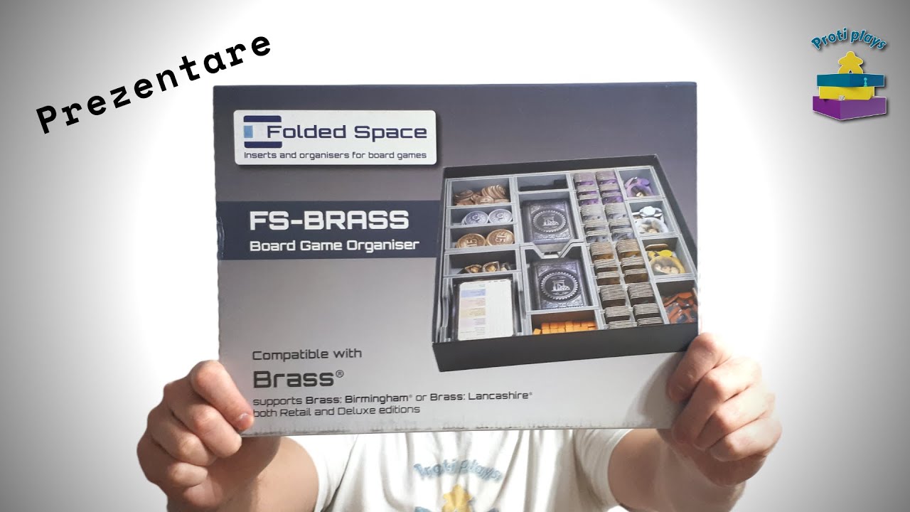 [Accesorii Board Games 9] Insert Brass Birmingham (Folded Space