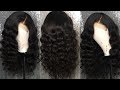 HOW TO :CREATE AND STYLE A DEEP SIDE PART CLOSURE WIG😍| BODY WAVE HAIR |UNICE HAIR