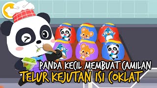 Game Anak Paling Seru !!!Pabrik Camilan Panda Kecil | Telur Kejutan Isi Coklat | BabyBus screenshot 2