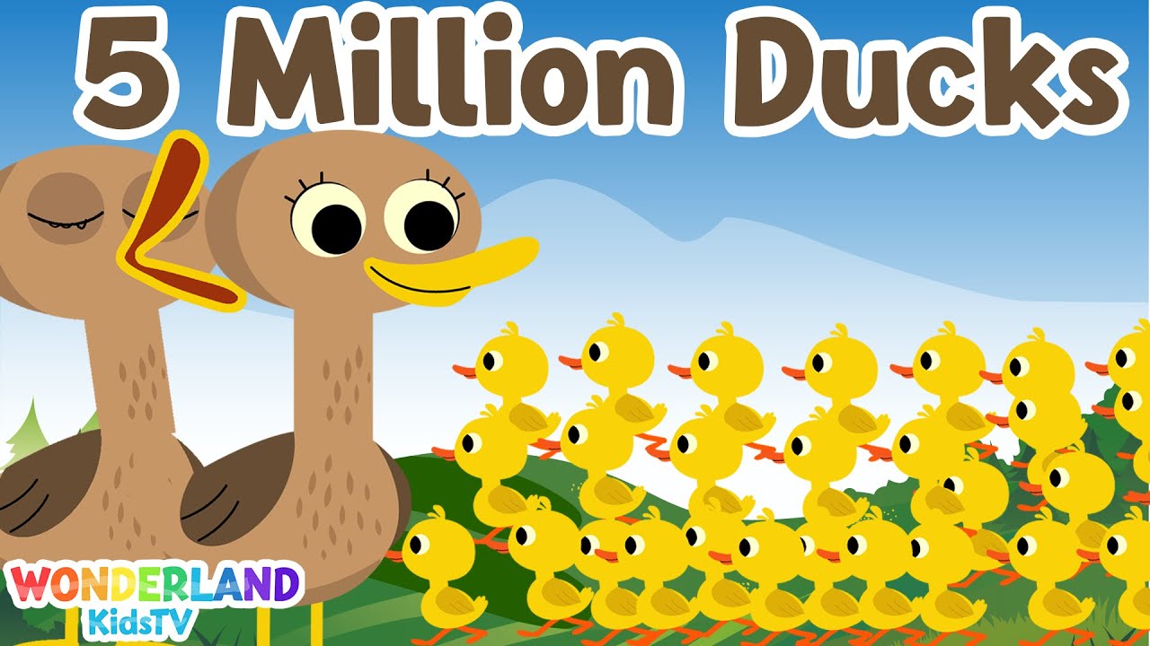 5 Million Ducks + more - 5 Little Ducks Compilation - Nursery Rhymes & Kids Songs 