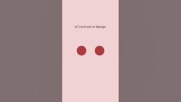 The Art of Contrast: Color, Shape, and Size