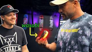 Spicy Donut Prank on Bodybuilder (art vlog)