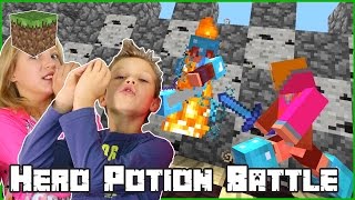 Hero Potion Battle / Minecraft Challenge Games