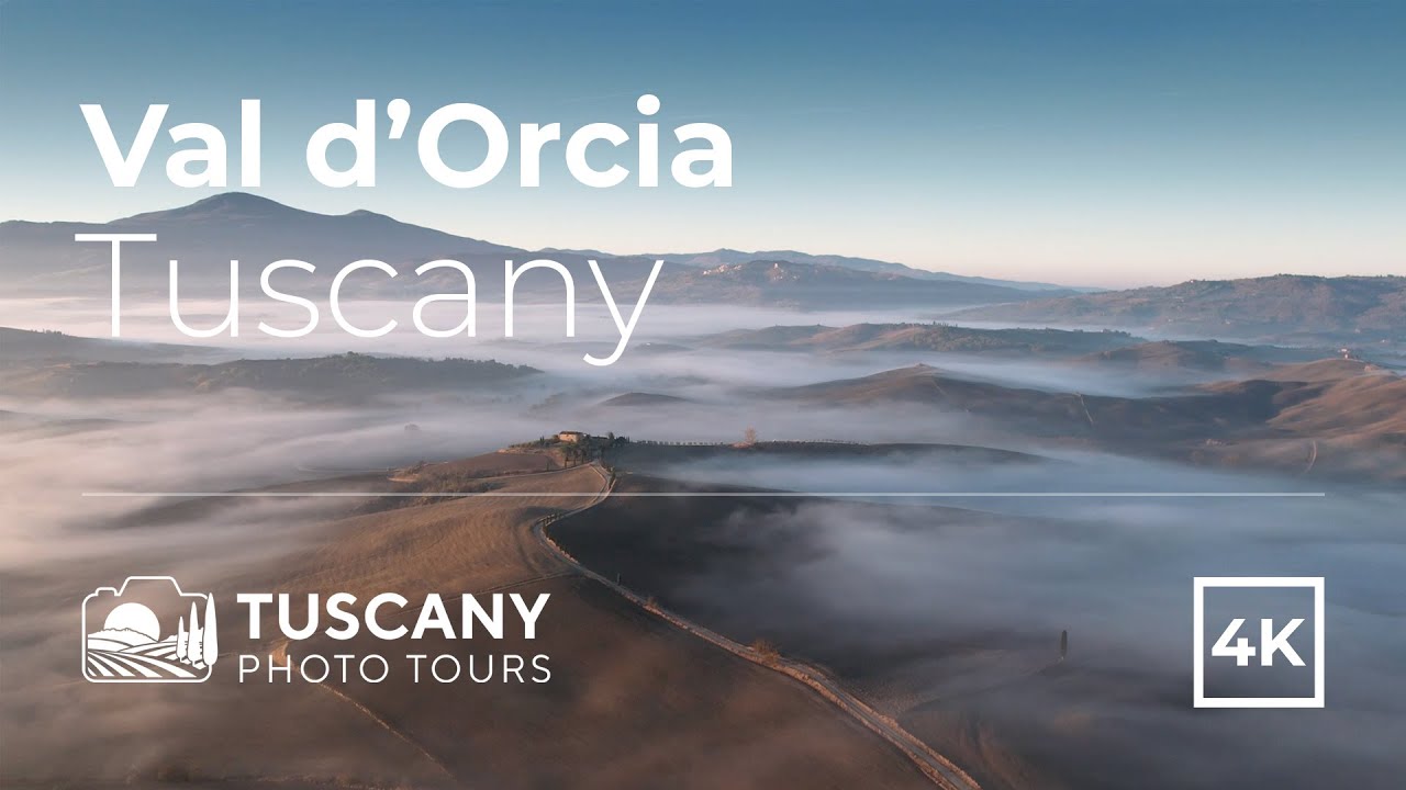 Tuscany Val d’Orcia 4K – Cinematic Drone Film | Italy Aerial Views | Relaxing Music | Photo Tours