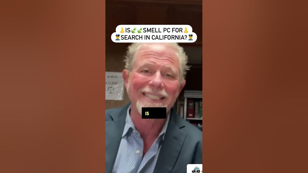 🌲 In California, it's important to know that the smell alone is not