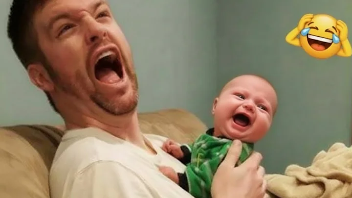 Cutest Baby & Dad Reactions 2025 😍 Try Not To Laugh Challenge! Gods Laugh