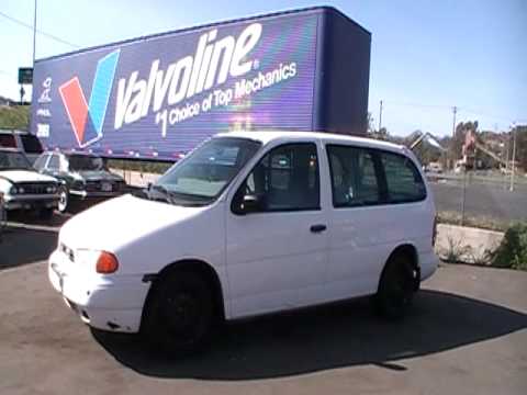 98 Ford Windstar USPS 1 Owner work van cage delivery FOR SALE