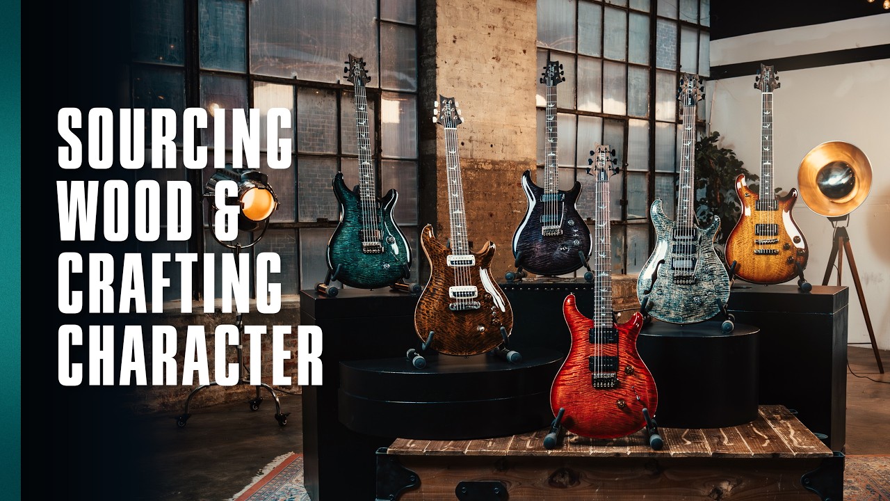 【※日本語字幕対応】Mango: Sourcing Wood & Crafting Character | PRS Guitars Japan