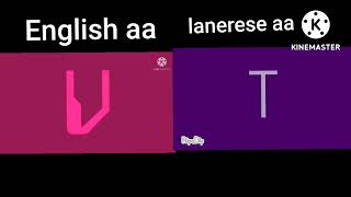 Artistic Alphabet English And Lanerese