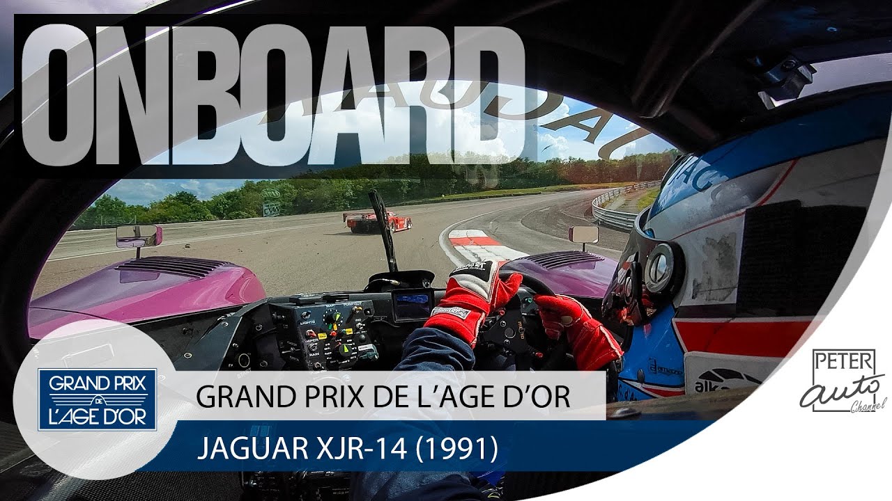 Jaguar XJR-14 maximum DOWNFORCE circuit Dijon-Prenois